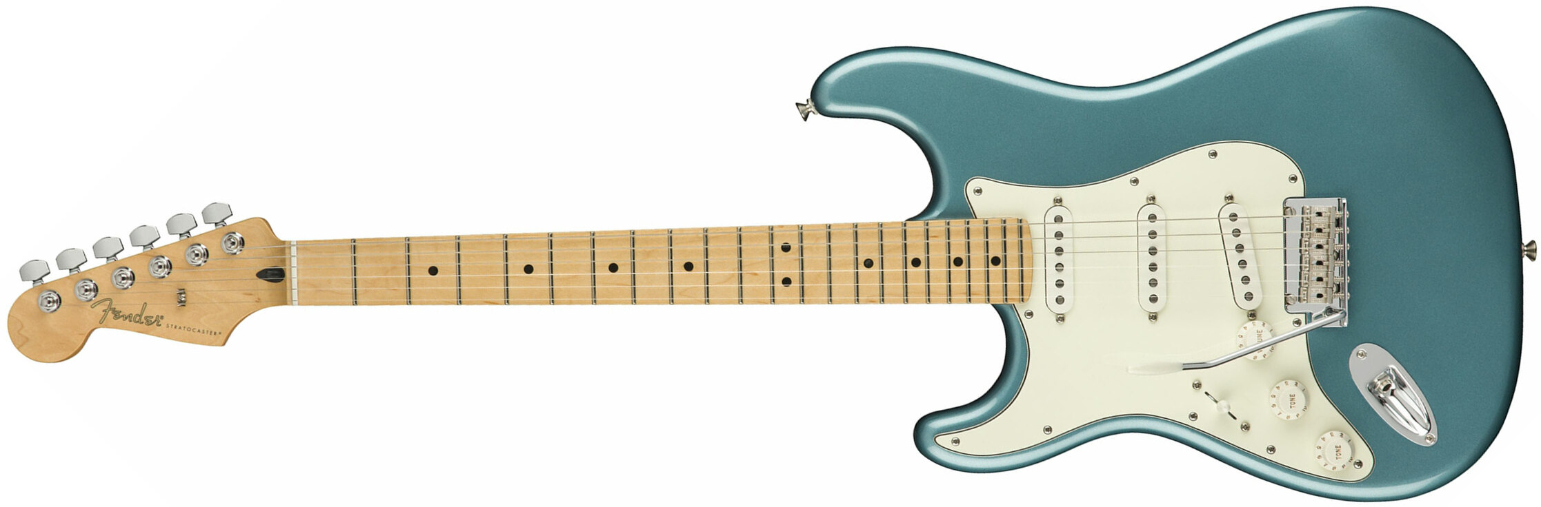 Fender Strat Player Lh Gaucher Mex Sss Mn - Tidepool - Guitare Électrique Gaucher - Main picture