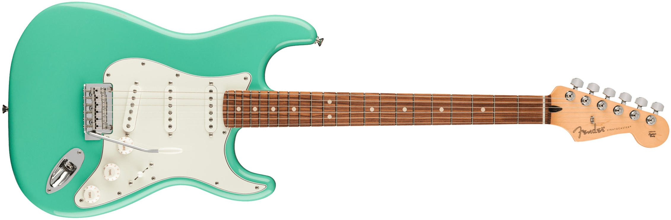 Guitare électrique forme str Fender Player Stratocaster (MEX, PF) - Seafoam green