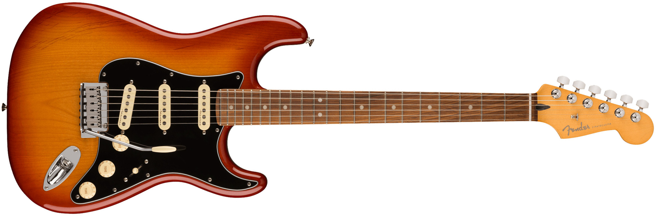 Fender Strat Player Plus Mex 2023 3s Trem Pf - Sienna Sunburst - Guitare Électrique Forme Str - Main picture