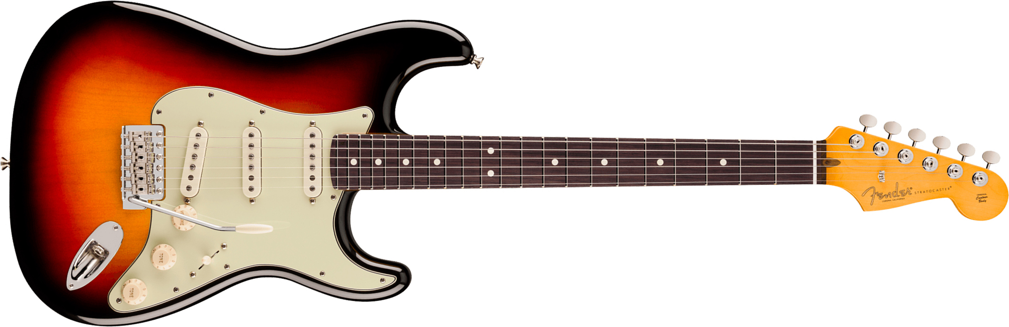 Fender Strat Silent System American Pro. Classic Ltd 3s Trem Rw - 3-color Sunburst - Guitare Électrique Forme Str - Main picture