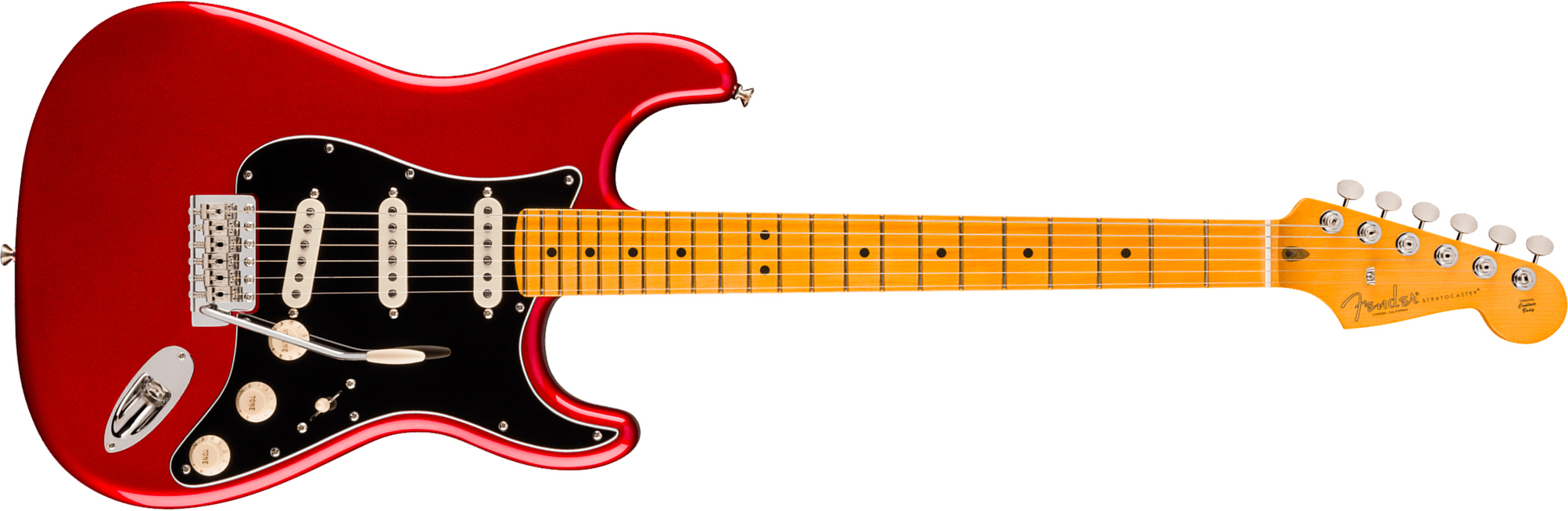 Fender Strat Silent System American Pro. Classic Ltd Usa 3s Trem Mn - Candy Apple Red - Guitare Électrique Forme Str - Main picture