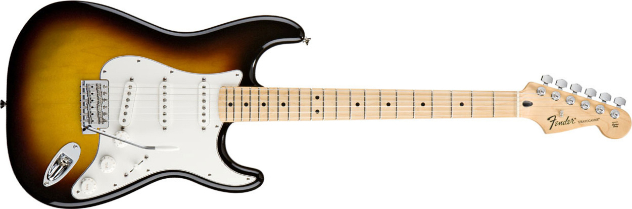 Fender Strat Standard Mex Sss Mn - Brown Sunburst - Guitare Électrique Forme Str - Main picture