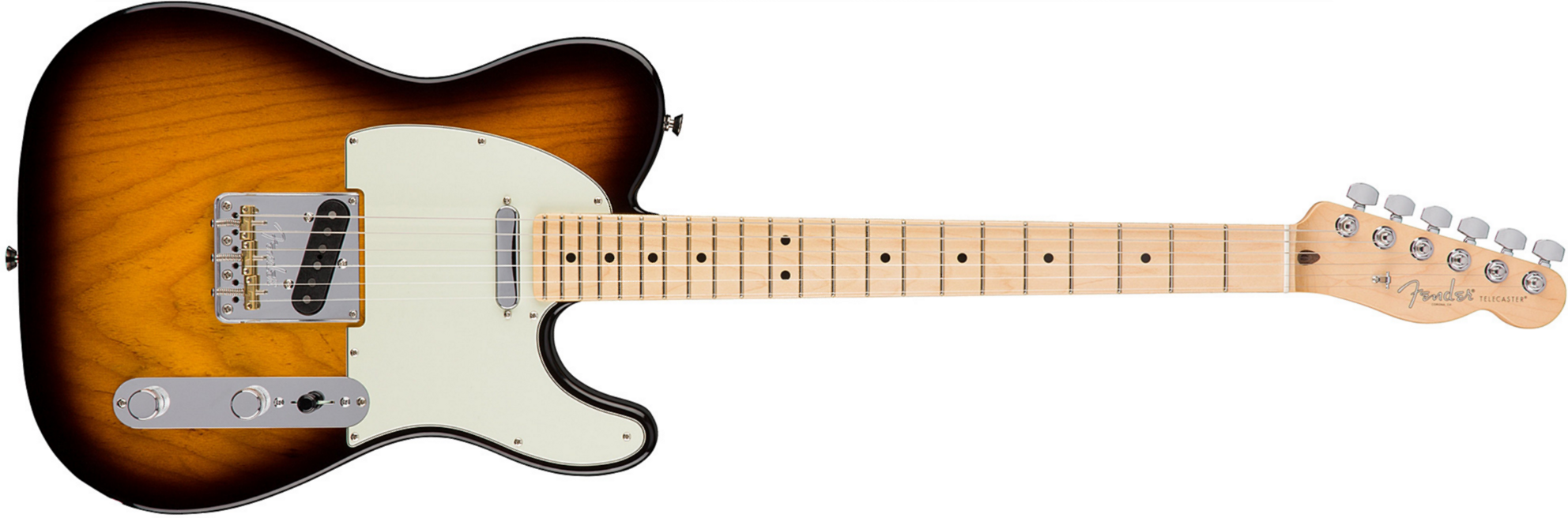 Fender Tele American Professional 2s Usa Mn - 2-color Sunburst - Guitare Électrique Forme Tel - Main picture