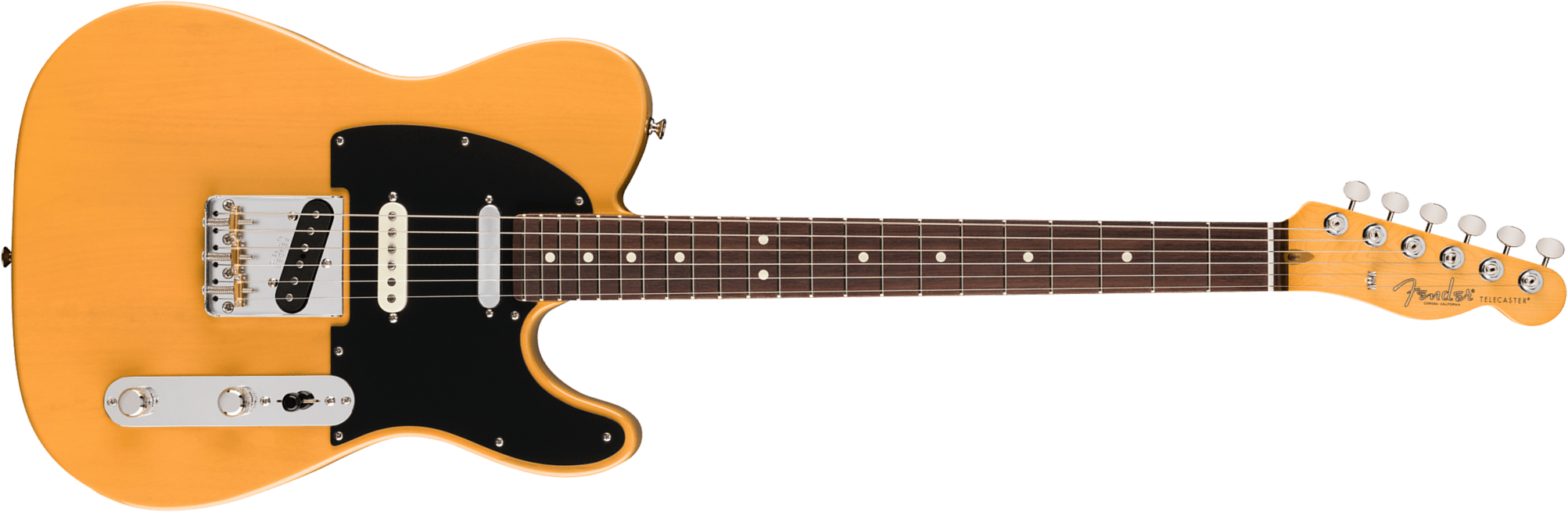 Fender Tele American Professional Classic Hotshot Usa 3s Ht Rw - Butterscotch Blonde - Guitare Électrique Forme Tel - Main picture