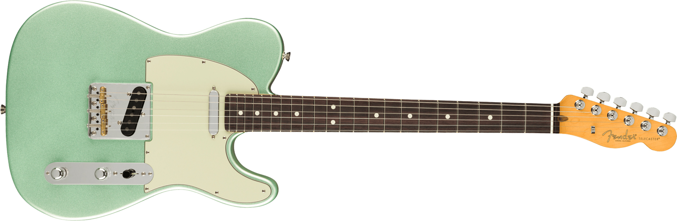 Fender Tele American Professional Ii Usa Rw - Mystic Surf Green - Guitare Électrique Forme Tel - Main picture