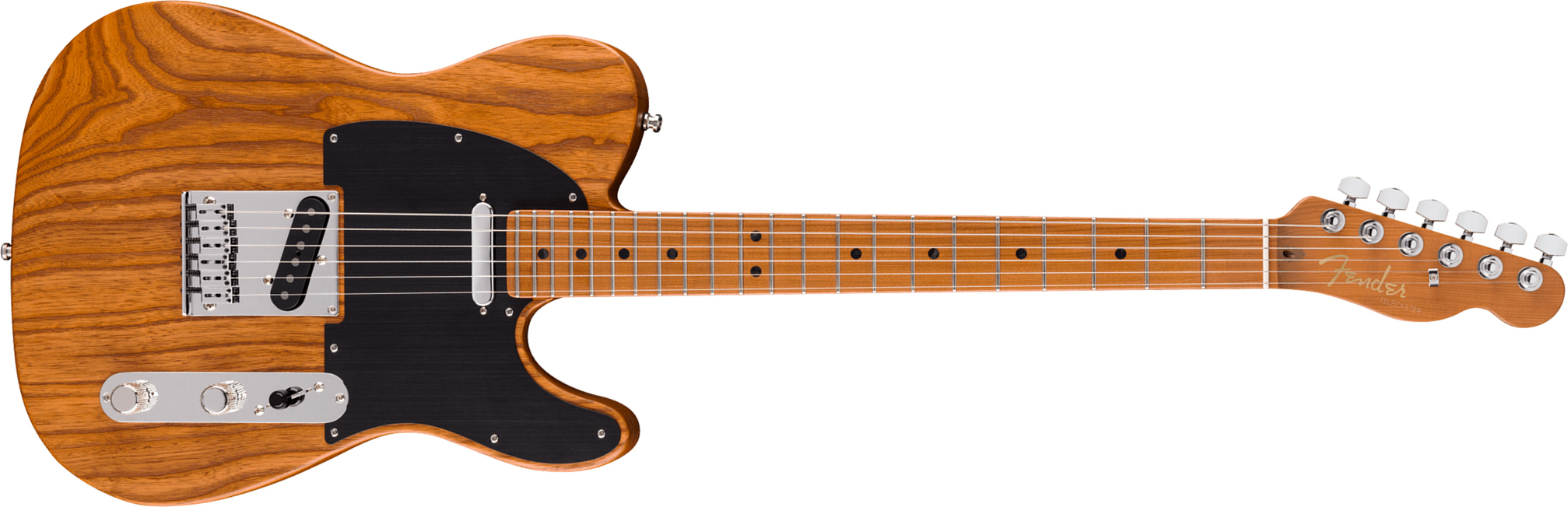Fender Tele American Ultra Ii Ltd Usa 3s Custom Shop Ht Mn - Natural - Guitare Électrique Forme Tel - Main picture