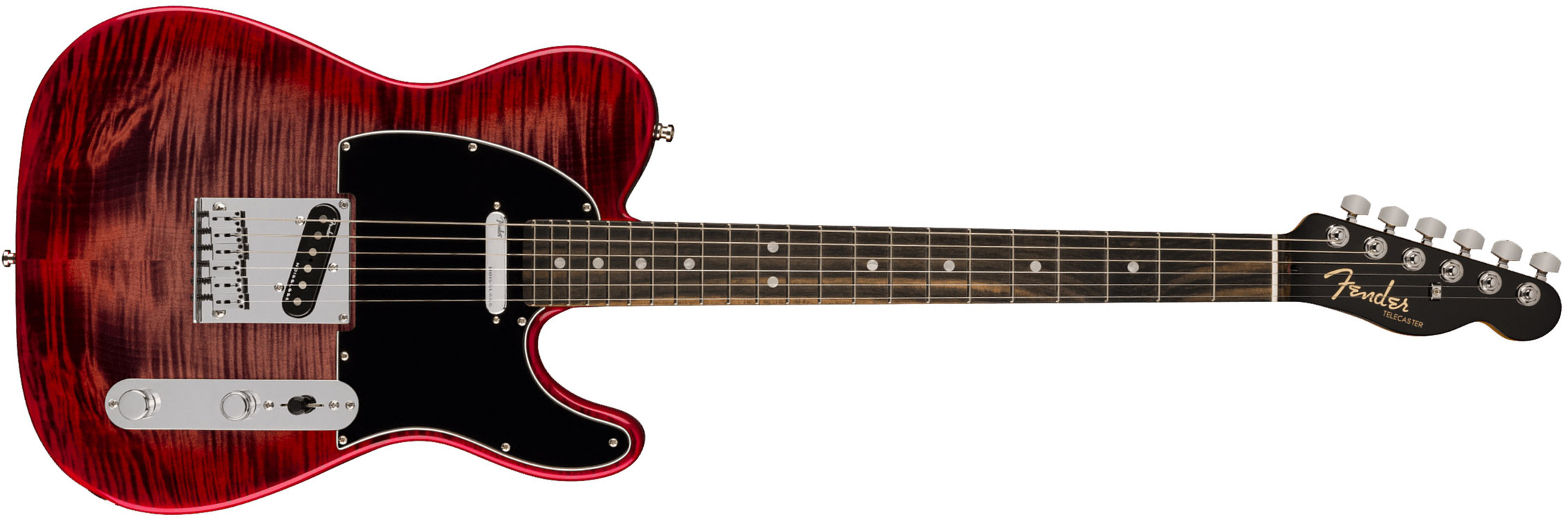 Fender Tele American Ultra Ltd Usa 2s Ht Eb - Umbra - Guitare Électrique Forme Tel - Main picture
