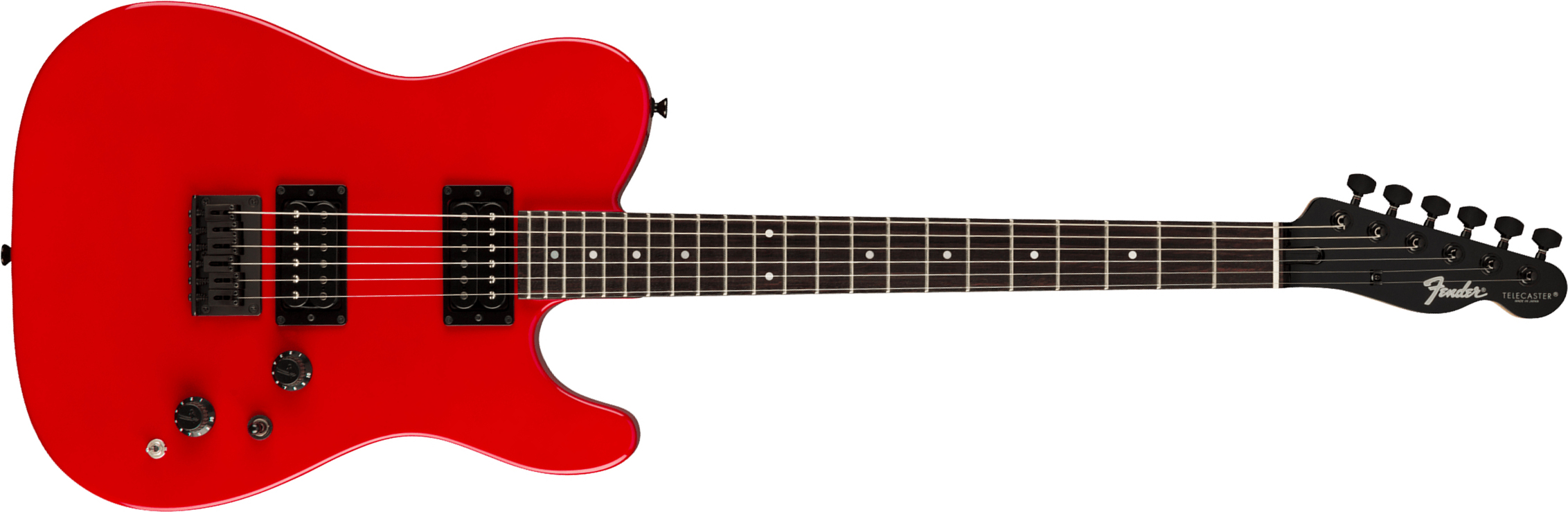 Fender Tele Boxer Hh Jap Ht Rw +housse - Torino Red - Guitare Électrique Forme Tel - Main picture