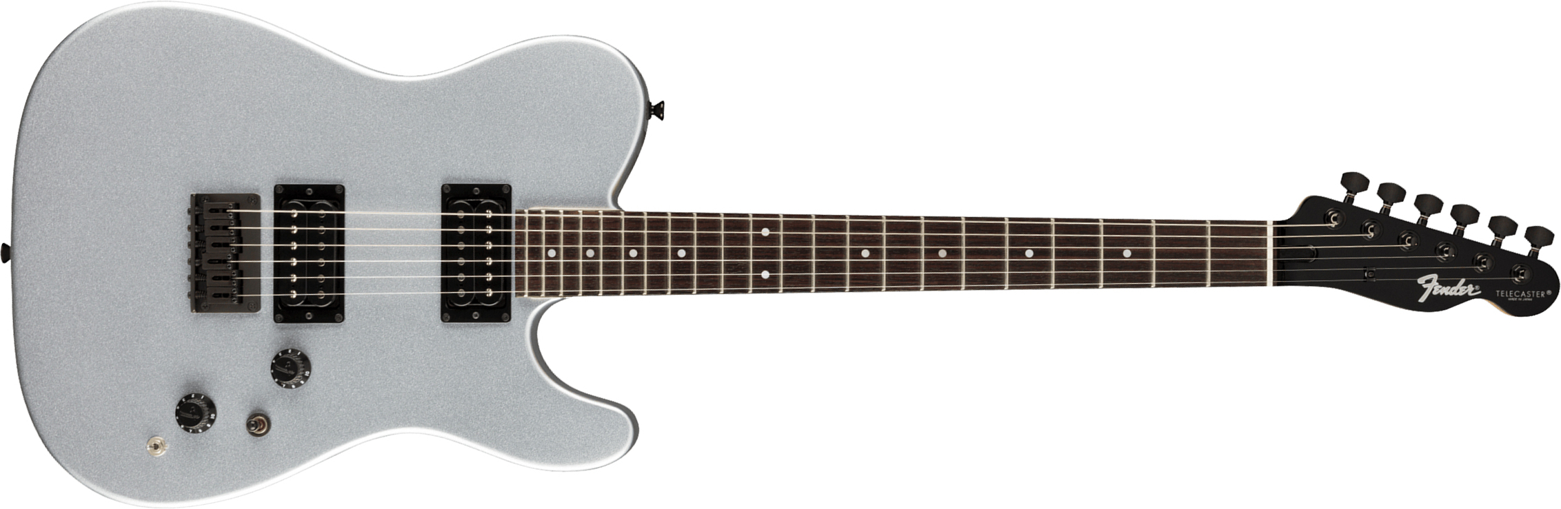 Fender Tele Boxer Hh Jap 2h Ht Rw +housse - Inca Silver - Guitare Électrique Forme Tel - Main picture