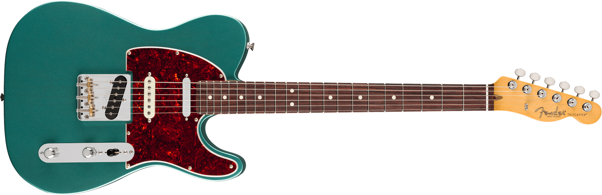 Fender Tele Classic Hotshot American Pro Usa 3s Ht Rw - Faded Sherwood Green Metallic - Guitare Électrique Forme Tel - Main picture