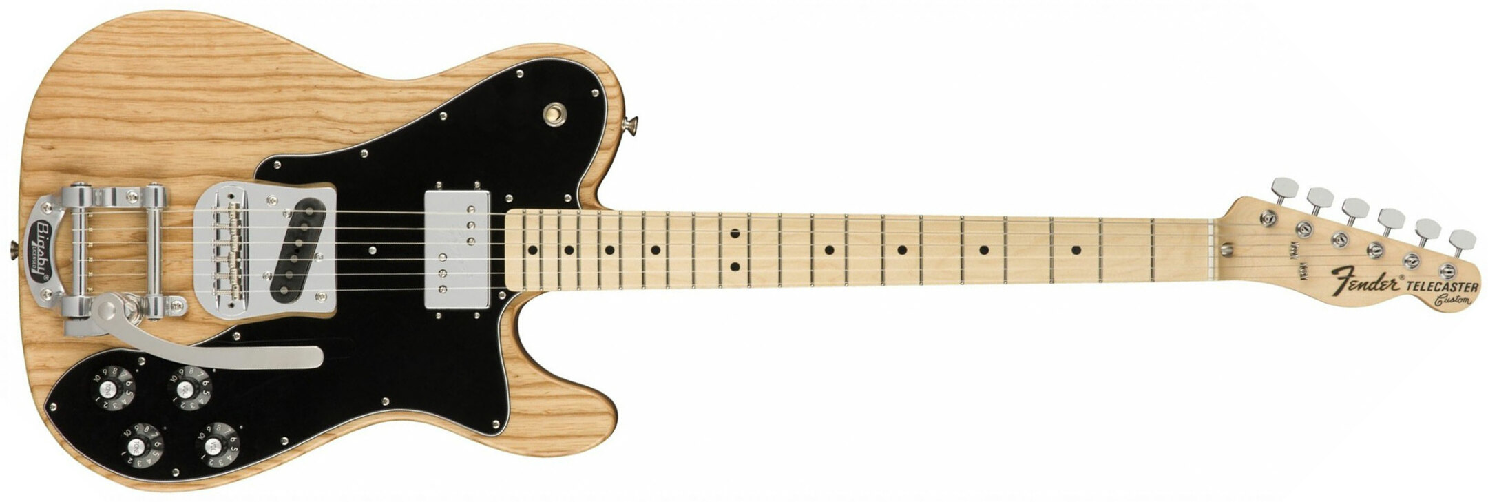 Fender Tele Custom 72 Bigsby Classic Ltd Mex Sh Mn - Natural - Guitare Électrique Forme Tel - Main picture