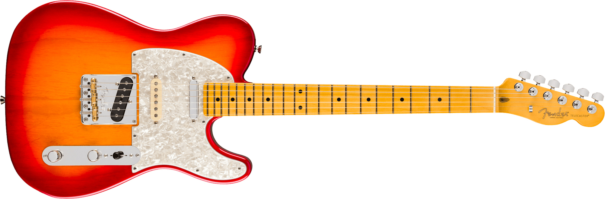 Fender Tele Hot Shot American Pro. Usa  2s Ht Mn - Aged Cherry Burst - Guitare Électrique Forme Tel - Main picture