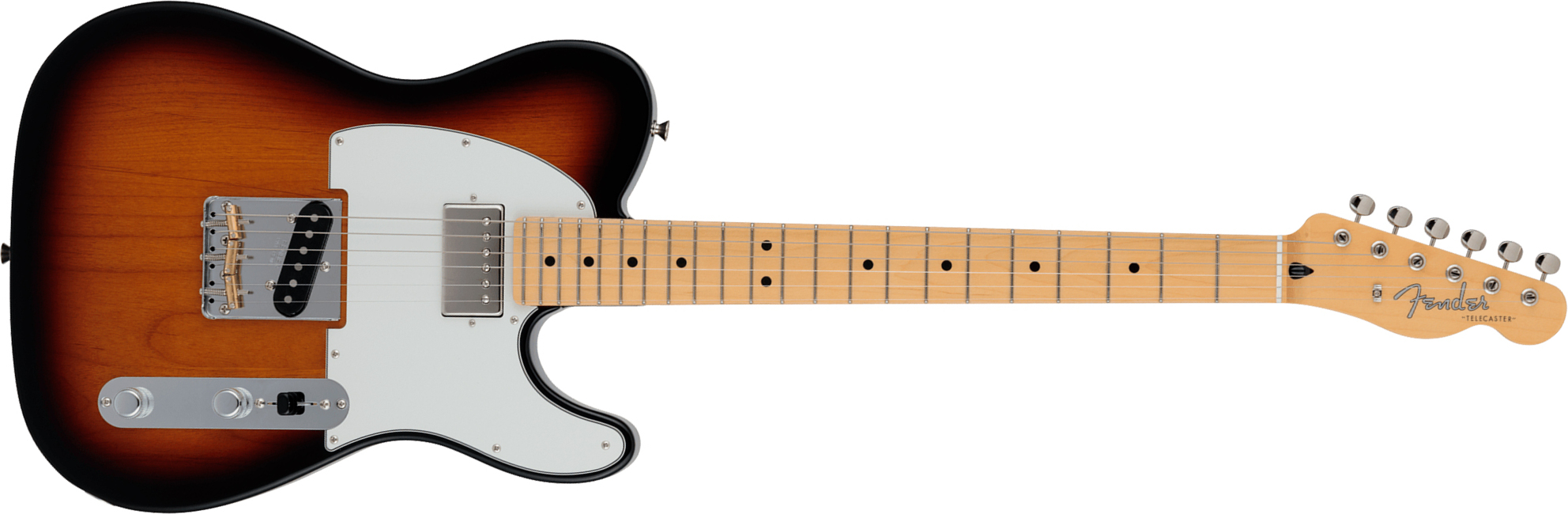 Fender Tele Hybrid Ii Mij Ltd Jap Sh Ht Mn - 3-color Sunburst - Guitare Électrique Forme Tel - Main picture