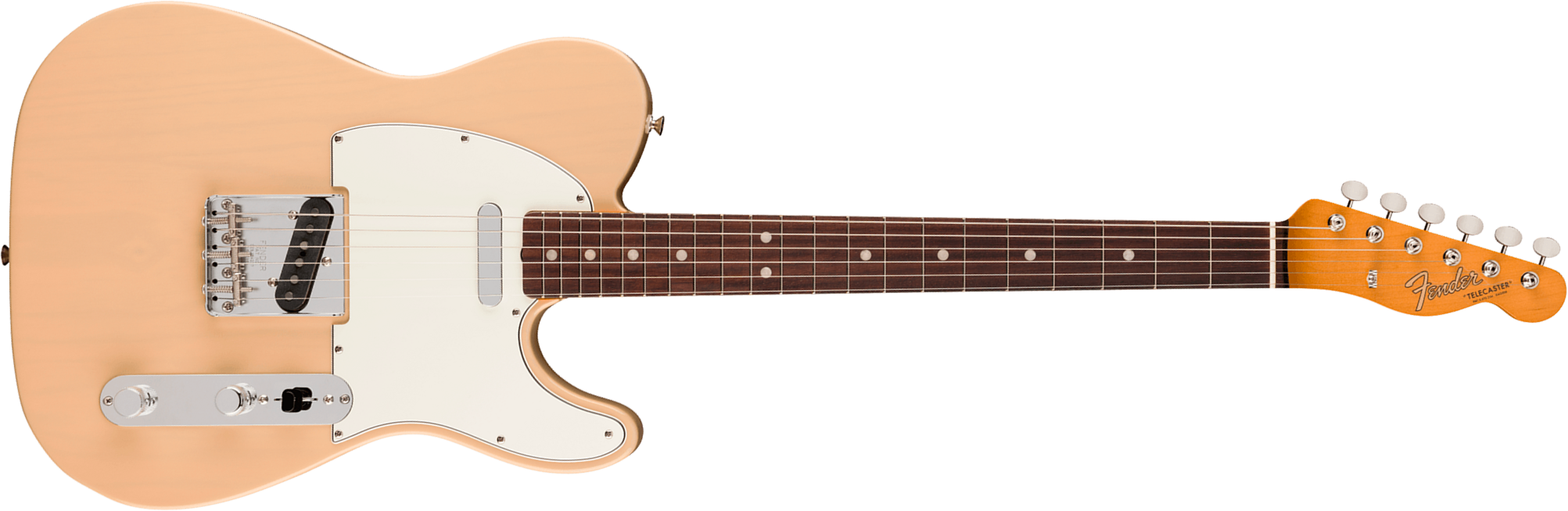 Fender Tele Mid 60s Vintera 3 Mex 2s Ht Mn - Vintage Blonde - Guitare Électrique Forme Tel - Main picture