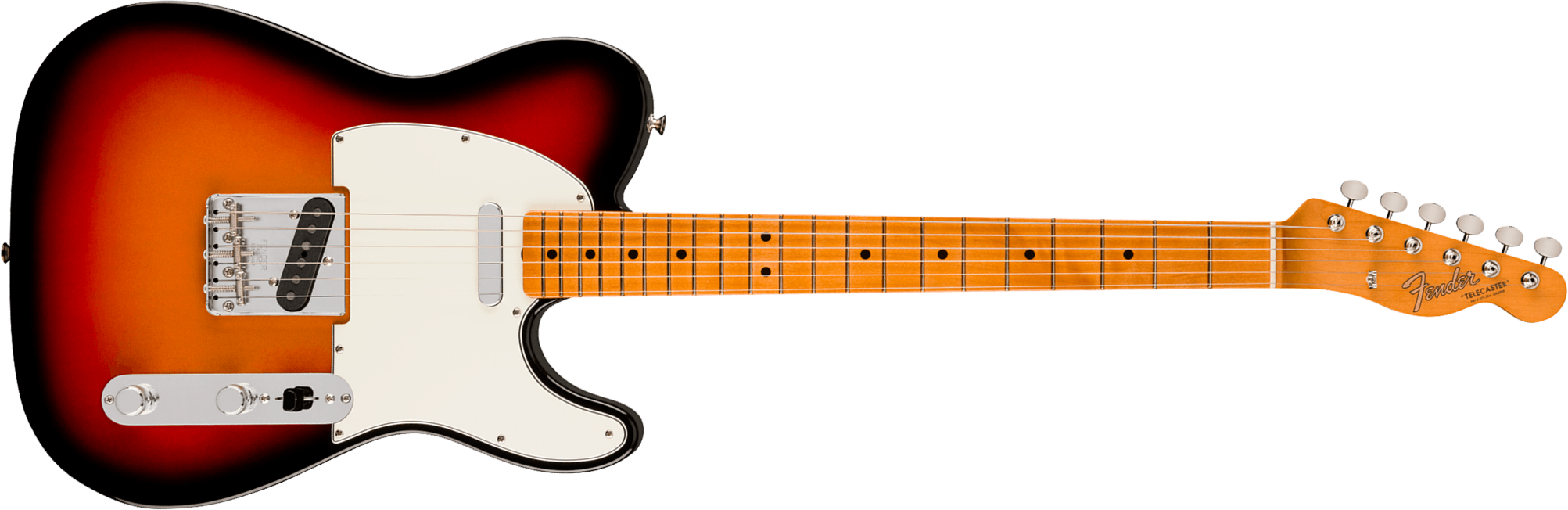 Fender Tele Mid 60s Vintera 3 Mex 2s Ht Mn - 3-color Sunburst - Guitare Électrique Forme Tel - Main picture