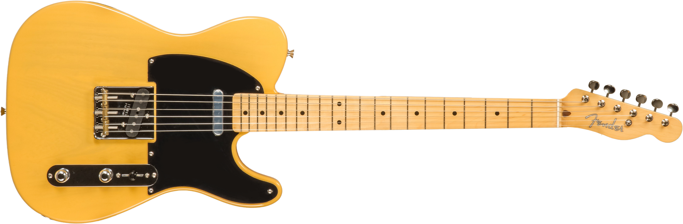 Fender Tele Nocaster 1951 Traditional Ii Jap 2s Ht Mn - Butterscotch Blonde - Guitare Électrique Forme Tel - Main picture