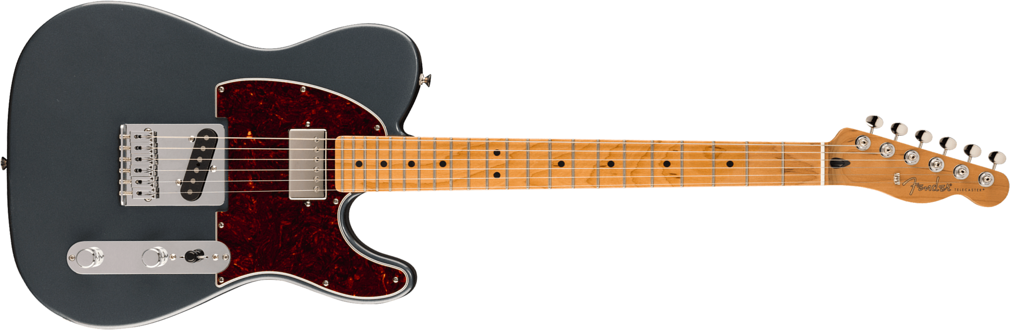 Fender Tele Player Ii Dealer Exclusive Mex Sh Custom Shop / S.duncan Trem Mn - Charcoal Frost Metallic - Guitare Électrique Forme Tel - Main picture