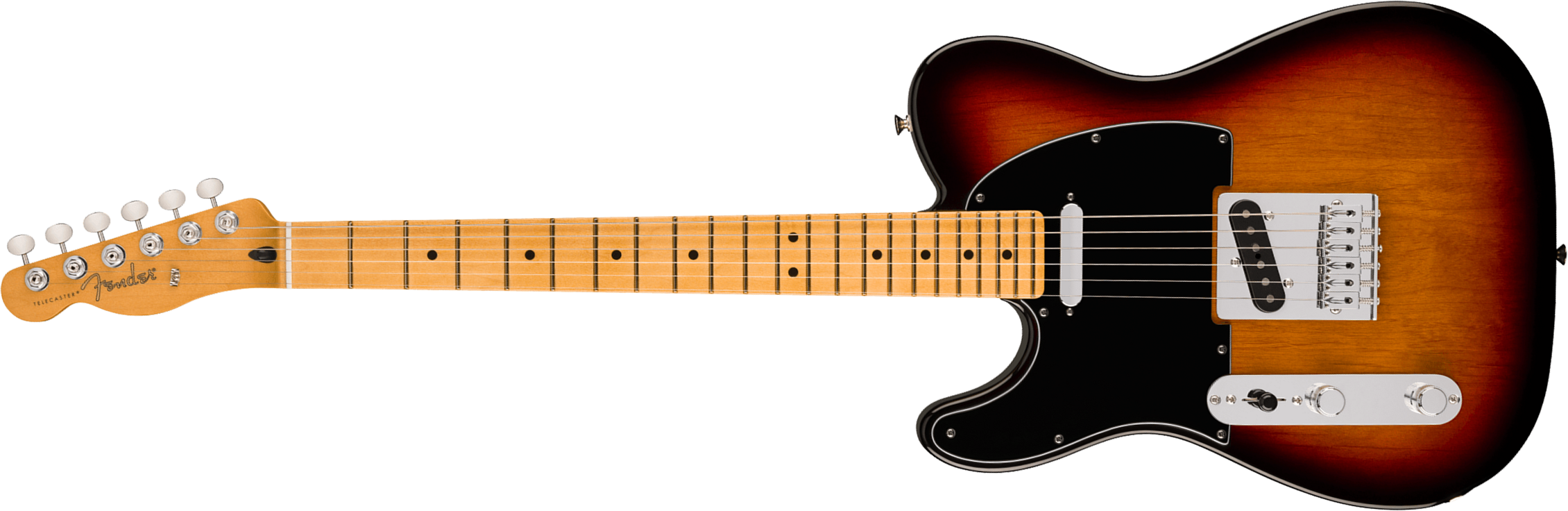 Fender Tele Player Ii Lh Mex Aulne Gaucher 2s Ht Mn - 3-color Sunburst - Guitare Électrique Forme Tel - Main picture