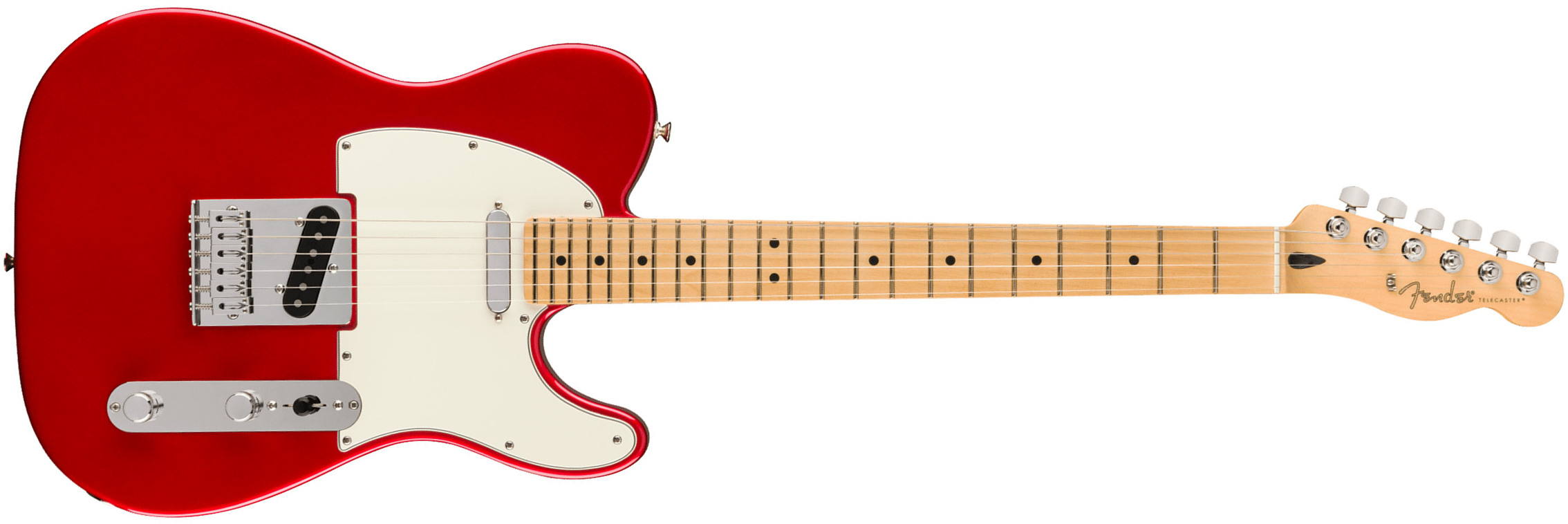 Fender Tele Player Mex 2023 2s Ht Mn - Candy Apple Red - Guitare Électrique Forme Tel - Main picture