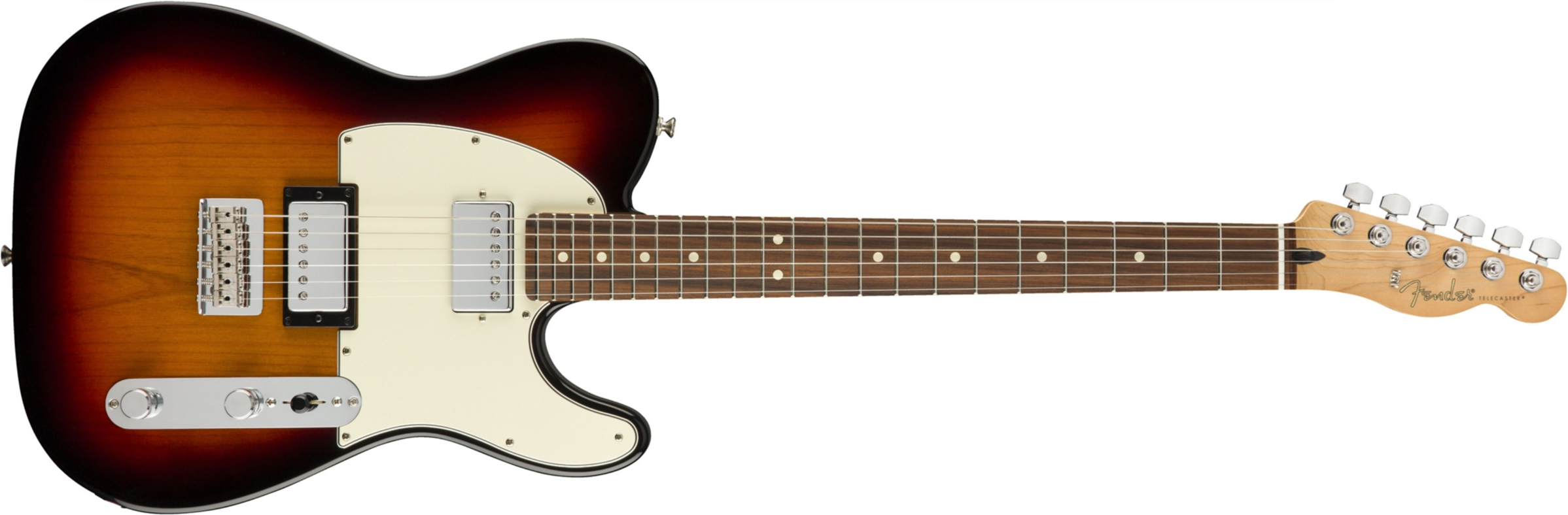 Fender Tele Player Mex Hh Pf - 3-color Sunburst - Guitare Électrique Forme Tel - Main picture