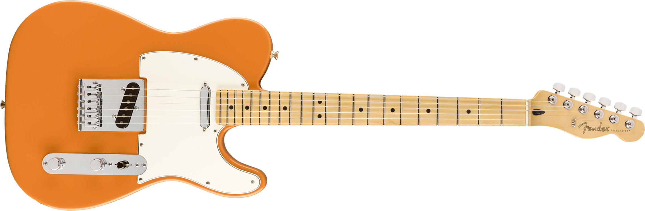 Fender Tele Player Mex Mn - Capri Orange - Guitare Électrique Forme Tel - Main picture
