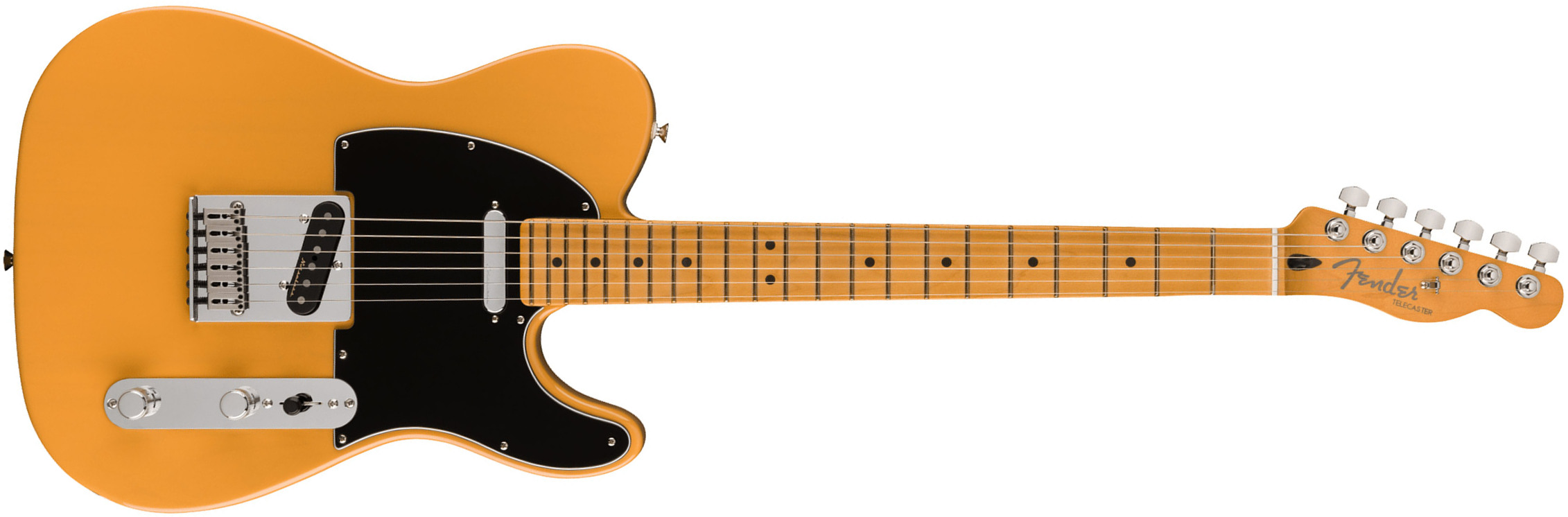 Fender Tele Player Plus Mex 2023 2s Ht Mn - Butterscotch Blonde - Guitare Électrique Forme Tel - Main picture