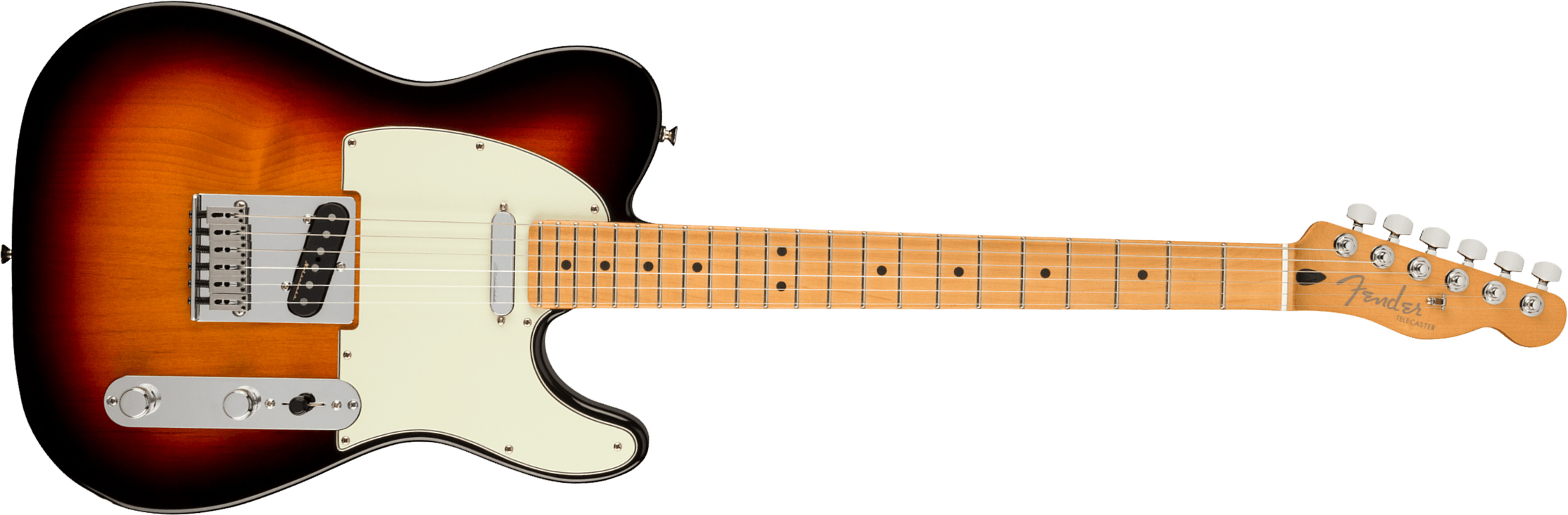 Fender Tele Player Plus Mex 2s Ht Mn - 3-color Sunburst - Guitare Électrique Forme Tel - Main picture