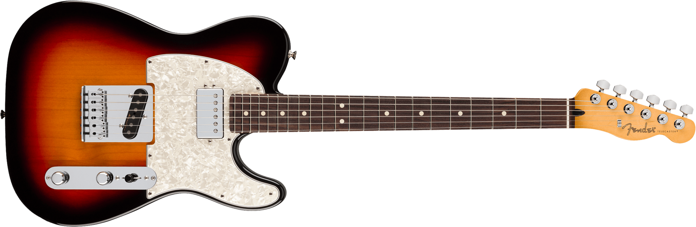Fender Tele Sh Player Ii Modified Mex 2s Ht Rw - 3-color Sunburst - Guitare Électrique Forme Tel - Main picture