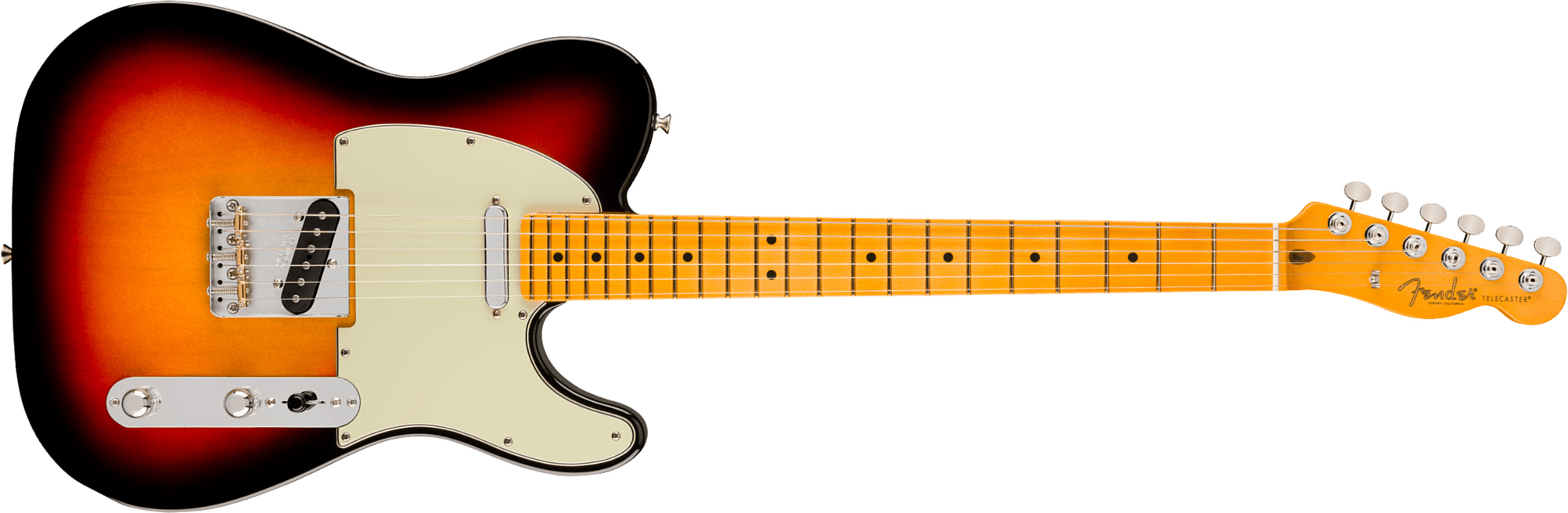 Fender Tele Silent System American Pro. Classic Ltd Usa 2s Ht Mn - 3-color Sunburst - Guitare Électrique Forme Tel - Main picture