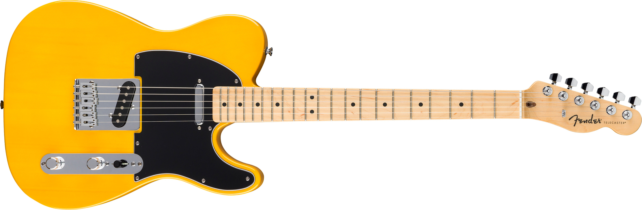 Fender Tele Standard Ind 2s Ht Mn - Butterscotch Blonde - Guitare Électrique Forme Tel - Main picture