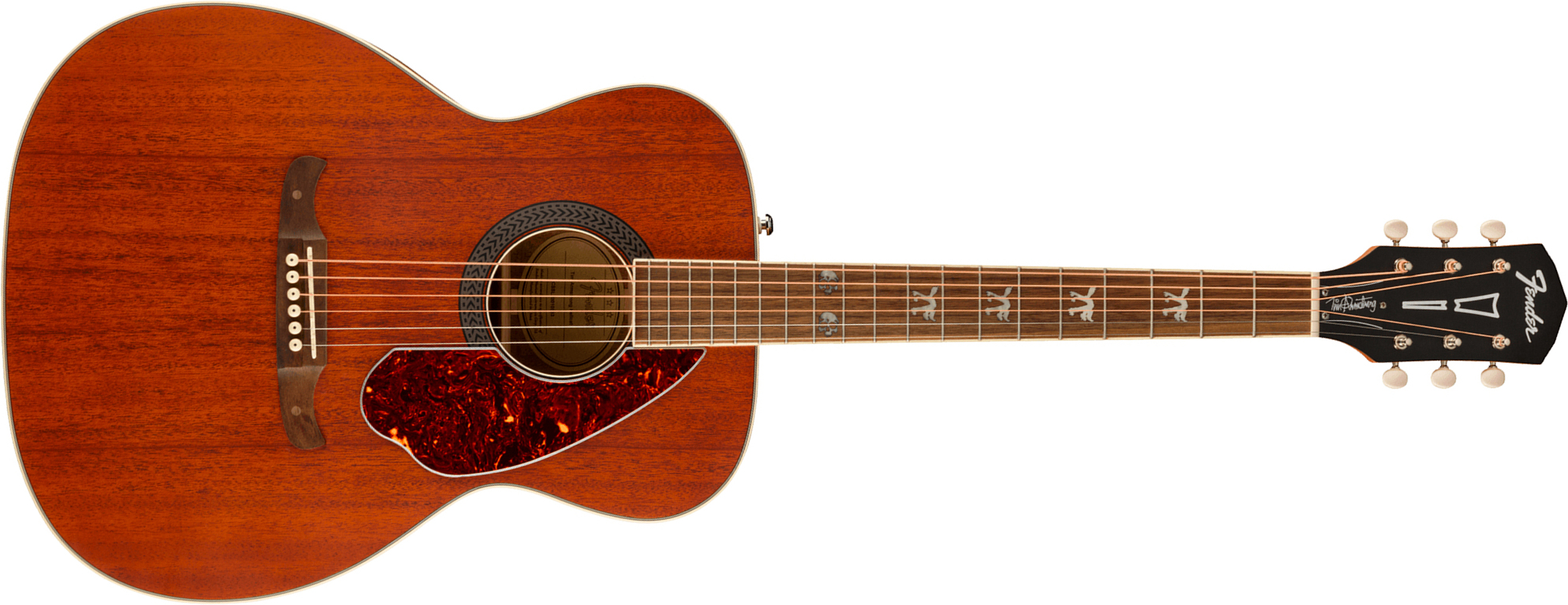 Fender Tim Armstrong Hellcat Concert Epicea Acajou Wal - Natural Satin - Guitare Folk - Main picture