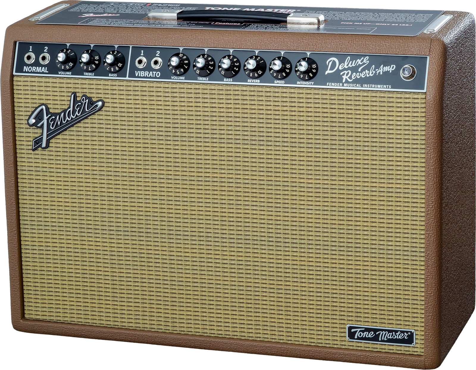 Fender Tone Master Deluxe Reverb Ltd 100w 1x12 Cocoa - Ampli Guitare Électrique Combo - Main picture