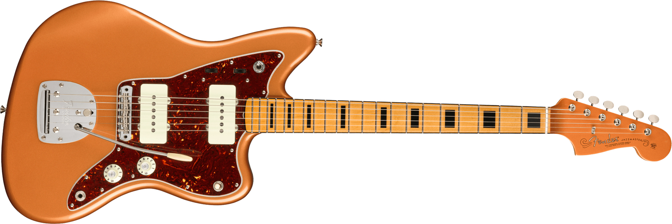 Fender Troy Van Leeuwen Jazzmaster Signature Mex Mn - Copper Age - Guitare Électrique RÉtro Rock - Main picture