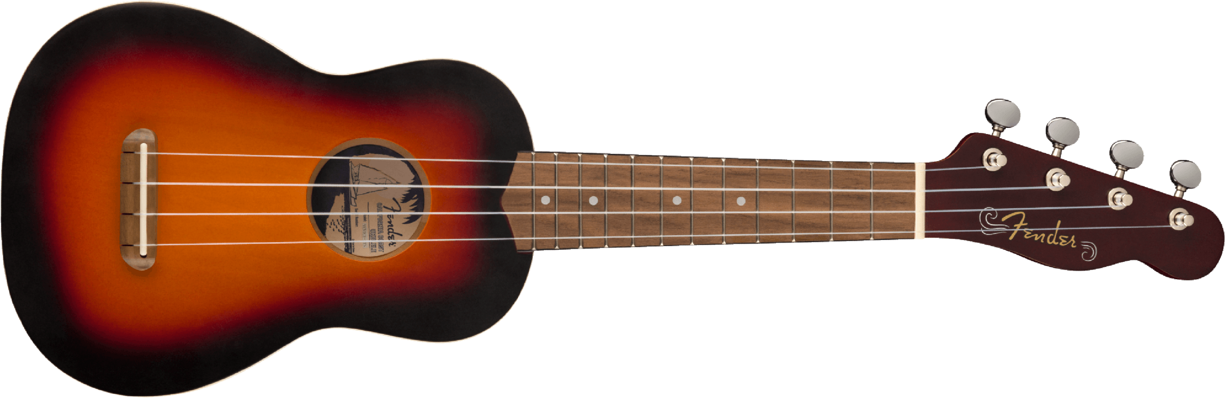 Fender Venice Soprano Uke California Coast Nato Wal - 2-color Sunburst - UkulÉlÉ - Main picture