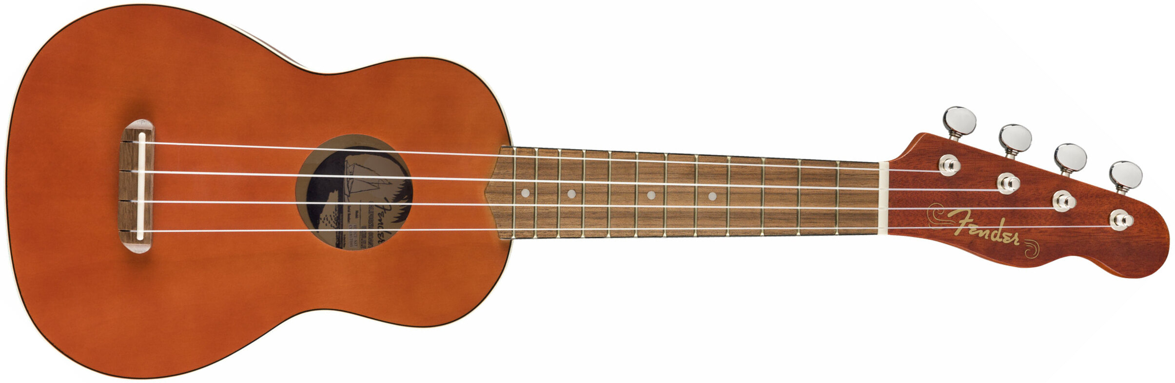 Fender Venice Soprano Uke California Coast Wal - Natural - UkulÉlÉ - Main picture