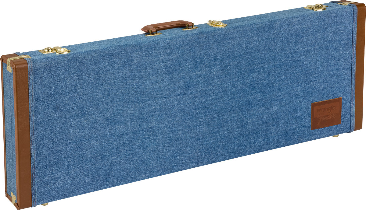 Fender X Wrangler Denim Strat/tele Electric Guitar Case Bois Indigo - Housse Guitare Électrique - Main picture