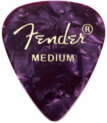 Médiator & onglet Fender 351 Shape Premium Medium Picks Purple Moto