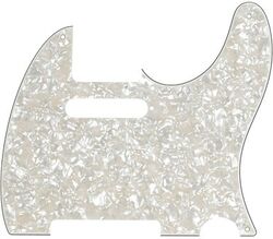 Pickguard Fender 8-Hole Mount Multi-Ply Telecaster Pickguards - Aged Pearl White