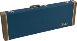 Etui guitare électrique Fender Classic Wood Strat/Tele Electric Guitar Case - Lake Placid Blue