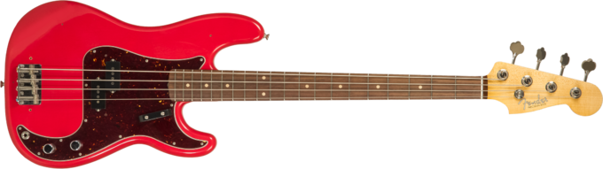 Fender Custom Shop 1962 Precision Bass #R126357 - Journeyman relic fiesta red 