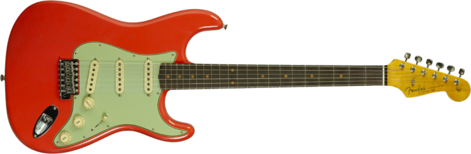 Fender Custom Shop Poblano 1962 Stratocaster #CZ584215 - Journeyman relic fiesta red 
