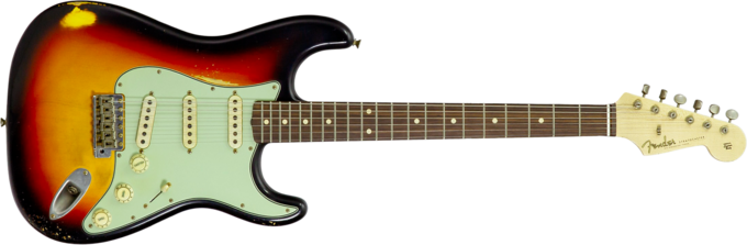 Fender Custom Shop 60's Stratocaster Masterbuilt Andy Hicks #AH0416 - Relic 3-color sunburst