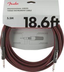 Professional Series Instrument Cable 18.6 ft - Red Tweed
