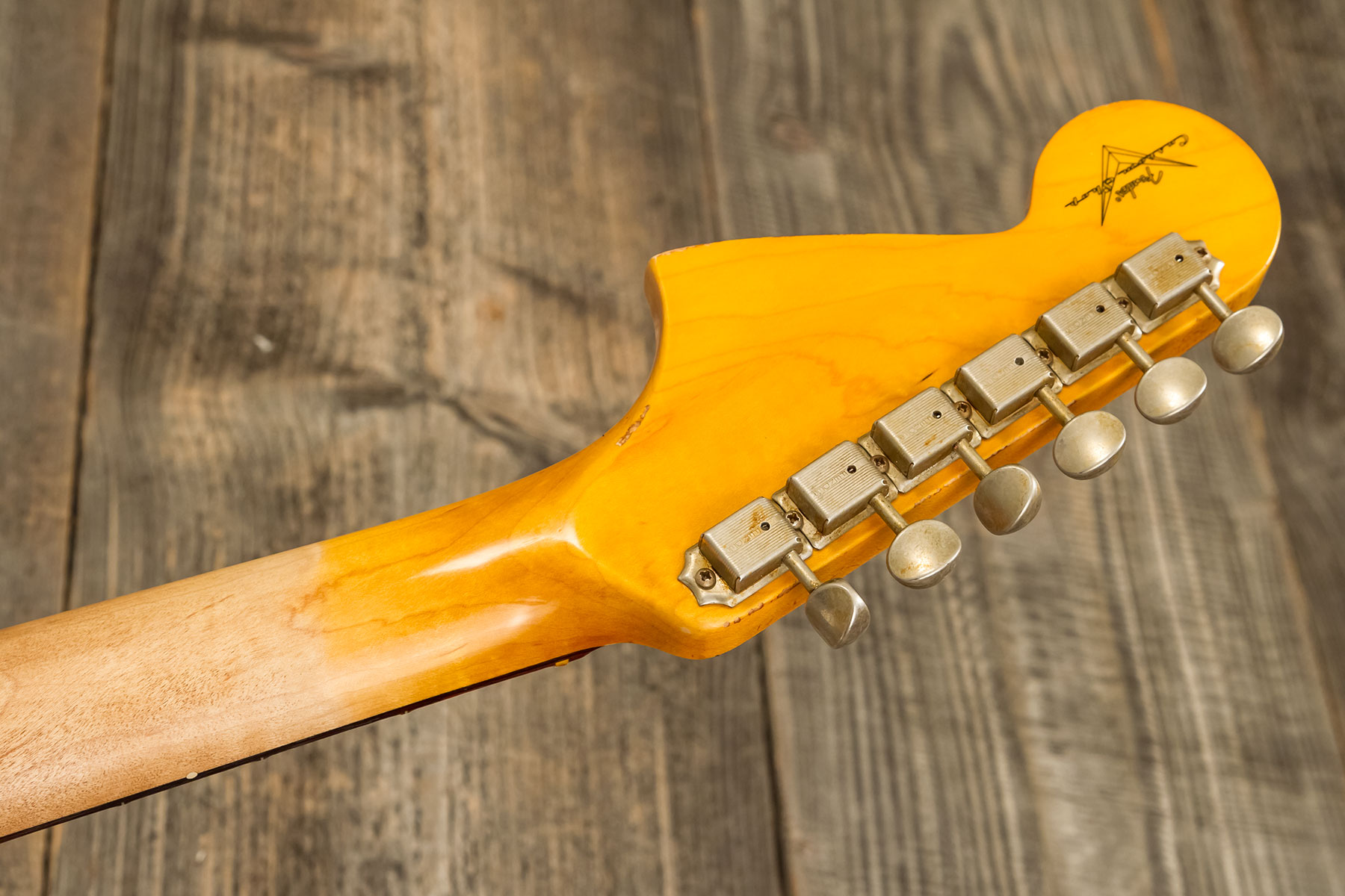 Fender Custom Shop Jaguar 1962 Shsc 2s Trem Rw #r138212 - Heavy Relic Sherwood Green Metallic - Guitare Électrique RÉtro Rock - Variation 12