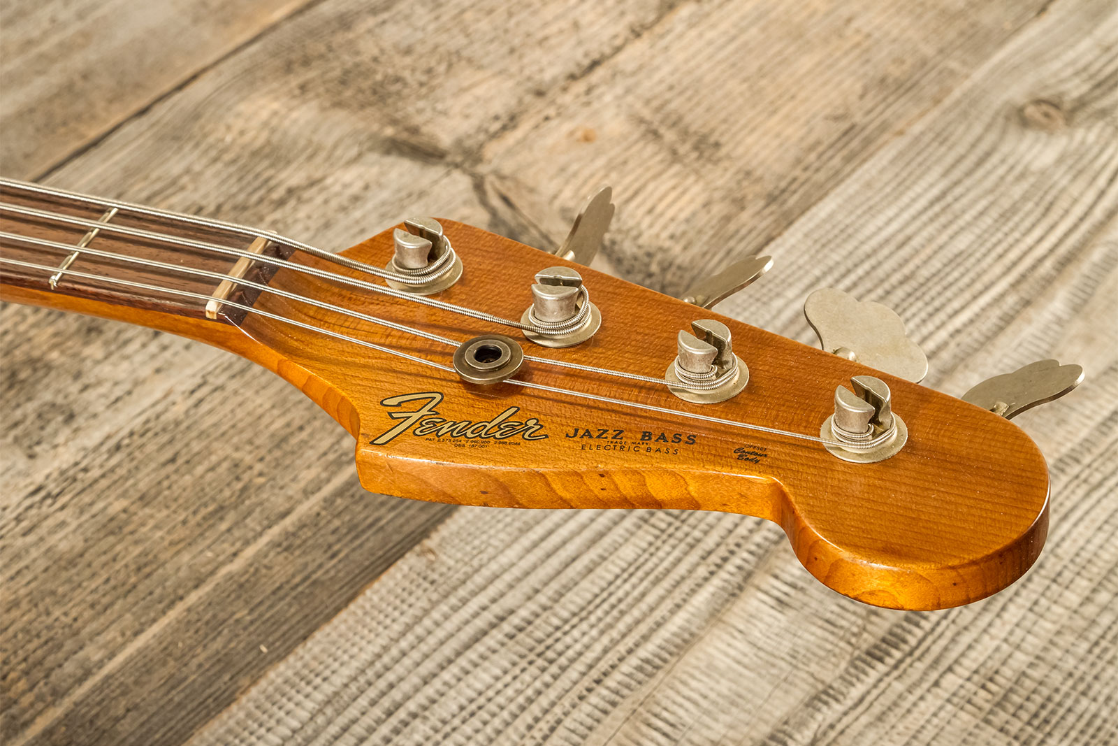 Fender Custom Shop Jazz Bass 1963 Rw #r135891 - Relic Sherwood Green Metallic - Basse Électrique Solid Body - Variation 9