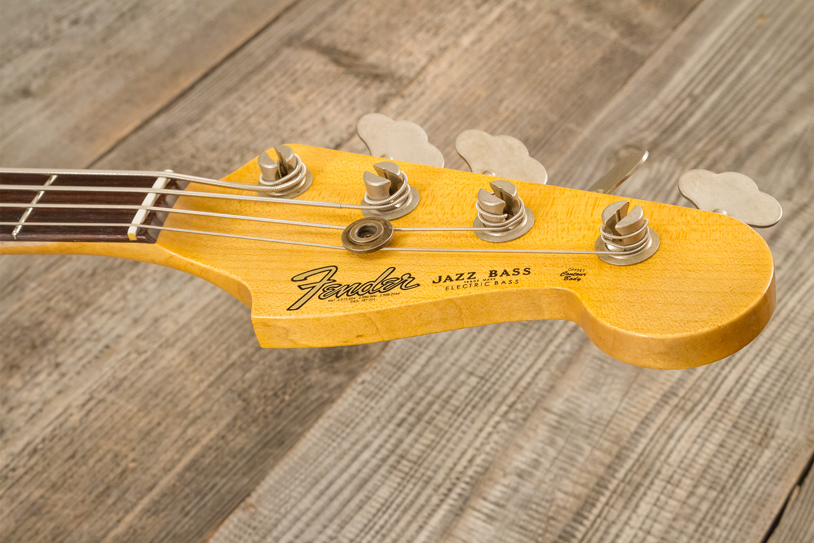 Fender Custom Shop Jazzbass 1964 Rw #r145112 - Journeyman Relic Olympic White - Basse Électrique Solid Body - Variation 7