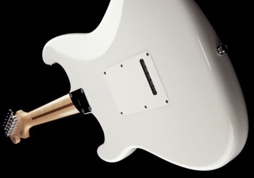 Fender Custom Shop Jeff Beck Strat 3s Trem Rw - Nos Olympic White - Guitare Électrique Forme Str - Variation 4
