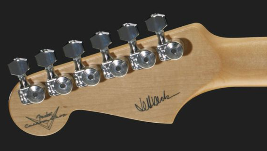Fender Custom Shop Jeff Beck Strat 3s Trem Rw - Nos Olympic White - Guitare Électrique Forme Str - Variation 5