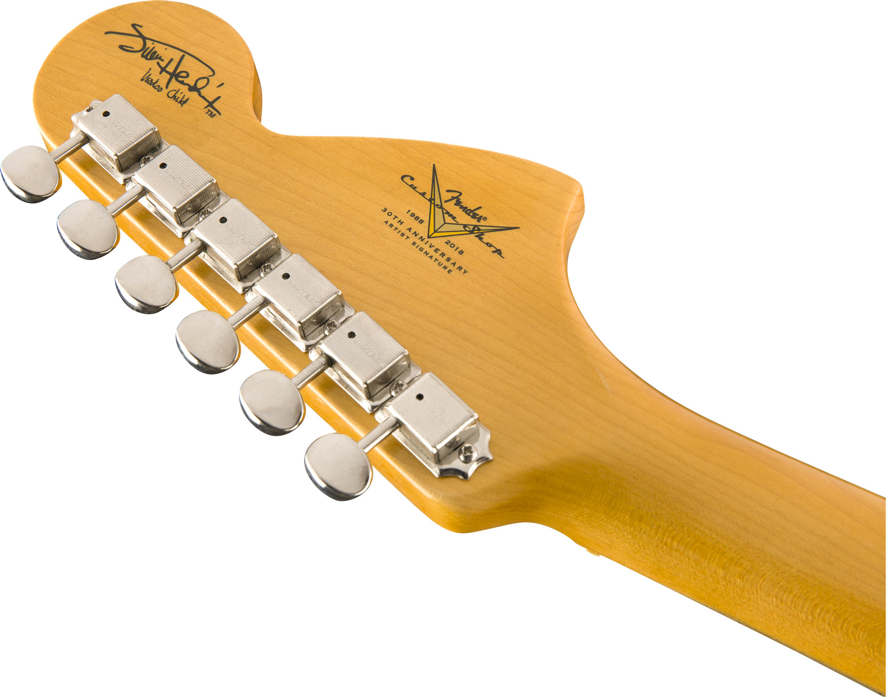 Fender Custom Shop Jimi Hendrix Strat Voodoo Child Signature 2018 Mn - Journeyman Relic Black - Guitare Électrique Forme Str - Variation 4