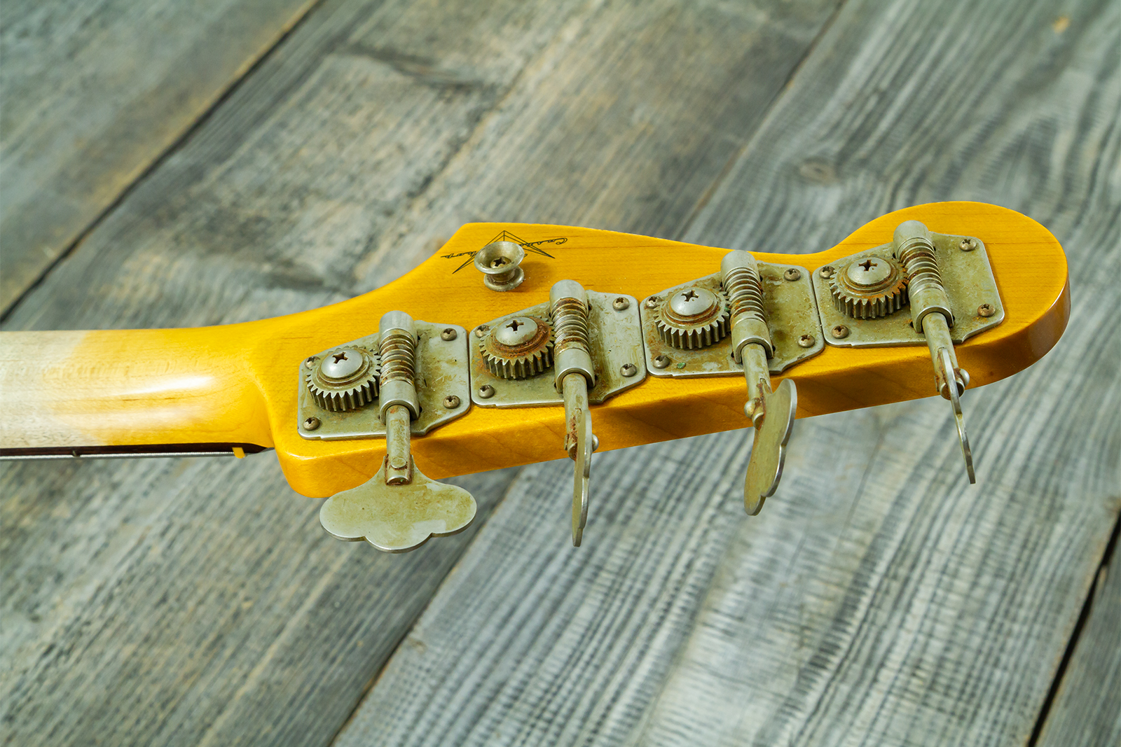 Fender Custom Shop Precision Bass 1960 Rw #cz590976 - Relic British Racing Green - Basse Électrique Solid Body - Variation 12